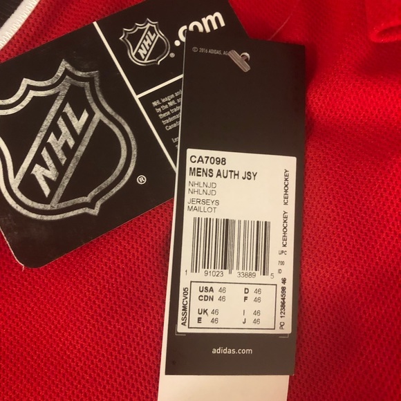 SOLD!Auth. Adidas New Jersey Devils Home Jers SZ S - Picture 9 of 13